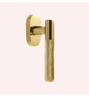 Brass Tilt and Turn Window Handles DK Type, 360° Rotation Square Spindle for Inward Opening Tilt Turn Windows, Ergonomic Latch with Locking Function